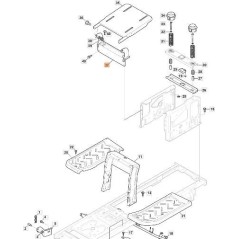 SUPPORTO SEDILE ORIGINALE EMAK G382820151E2R | Newgardenstore.eu