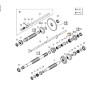 ENGRENAGE D'ORIGINE EMAK YF1375035