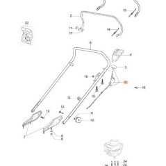 ACCÉLÉRATEUR COMPLET ORIGINAL EMAK 8203430R | Newgardenstore.eu