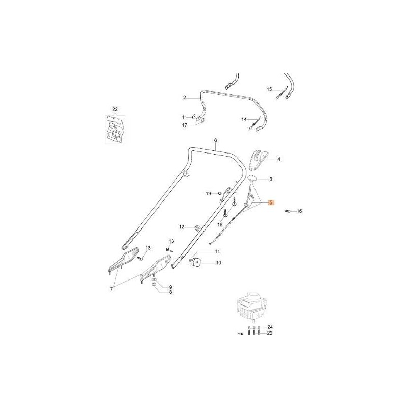 ACCÉLÉRATEUR COMPLET ORIGINAL EMAK 8203430R