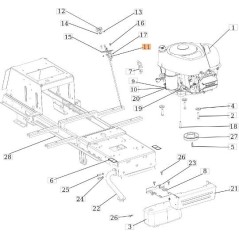 ORIGINAL ACCELERATOR LEVER EMAK SGN443900094R
