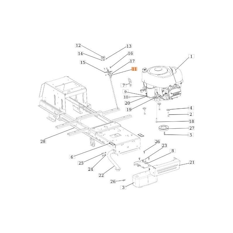 LEVA ACCELERATORE ORIGINALE EMAK SGN443900094R
