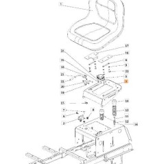 SUPPORTO SEDILE ORIGINALE EMAK SGS532018474683 | Newgardenstore.eu