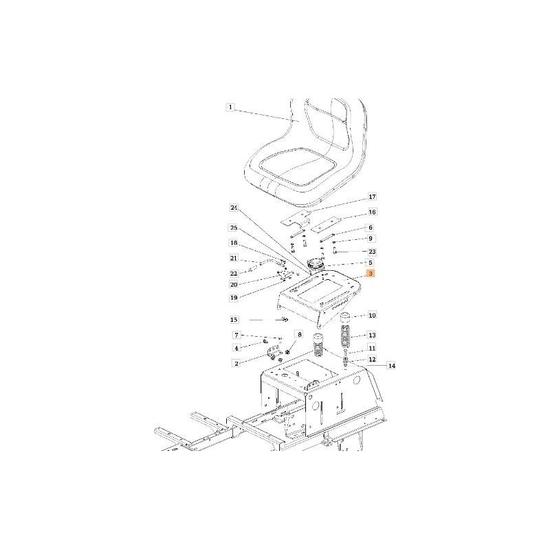 SOPORTE DE ASIENTO ORIGINAL EMAK SGS532018474683
