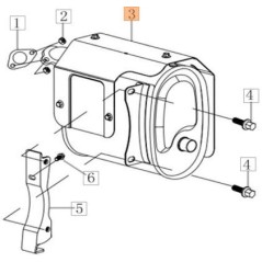 SILENCIADOR ORIGINAL EMAK L66152170