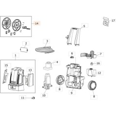 KIT DE CARRETE DE MANGUERA EMAK ORIGINAL CH70020208