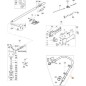 TRANSMISSION FLEXIBLE COMPLÈTE AVEC GAINE EN CAOUTCHOUC ET FEUILLE FLEXIBLE ORIGINALE EMAK 62040048R
