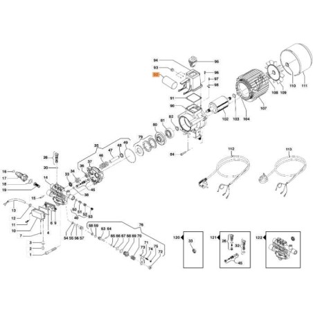 CONDENSATEUR D'ORIGINE EMAK CH04340020 | Newgardenstore.eu