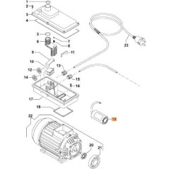 CONDENSATORE ORIGINALE EMAK CH04340010 | Newgardenstore.eu