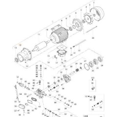 BRIDA DE MOTOR ORIGINAL EMAK CH10090268 | Newgardenstore.eu