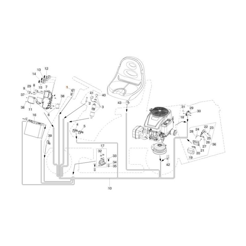 INTERRUPTOR ORIGINAL EMAK 68130411 CON BOTÓN BASCULANTE