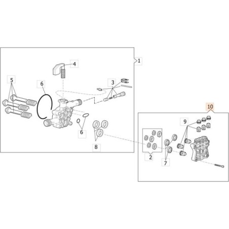 KIT DE TÊTE EMAK ORIGINAL CH50270069 | Newgardenstore.eu