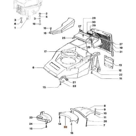 TAPA EMAK ORIGINAL 8201192R | Newgardenstore.eu
