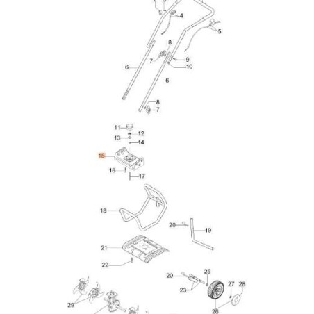 SUPPORT D'ORIGINE EMAK 68600016R | Newgardenstore.eu