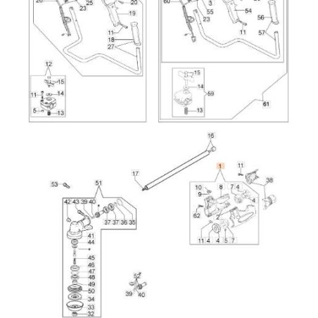 SUPPORT D'ORIGINE EMAK 61252028BR | Newgardenstore.eu