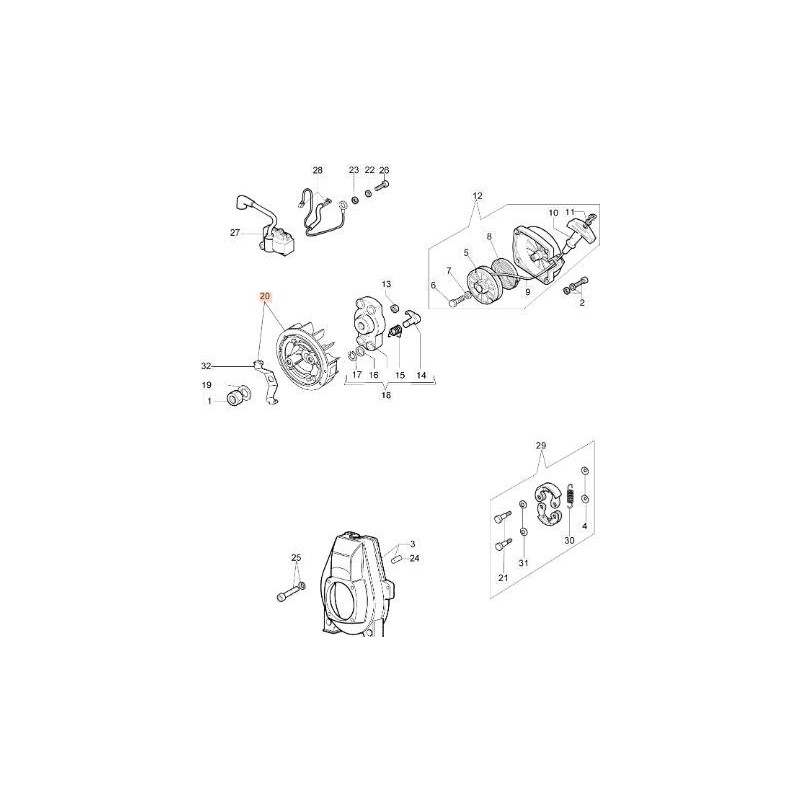 KIT VOLANO ORIGINALE EMAK 61110181