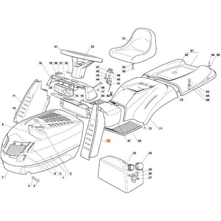SUPPORT D'ORIGINE EMAK G382785323E0R | Newgardenstore.eu