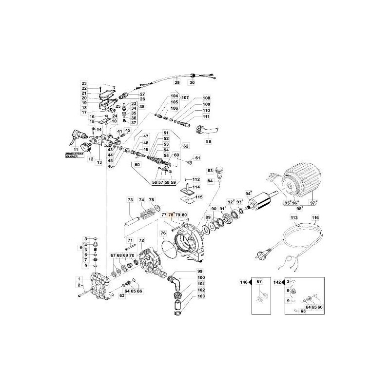 BRIDA DE MOTOR ORIGINAL EMAK CH10090211
