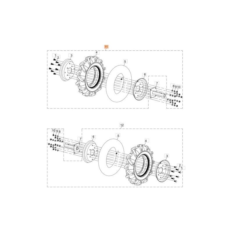 ORIGINAL EMAK RECHTSRADSATZ L66151230