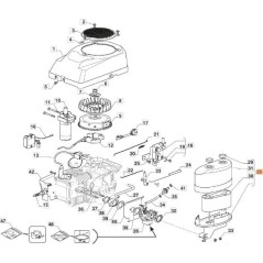ORIGINAL EMAK AIR FILTER ASSEMBLY G118551516E0R