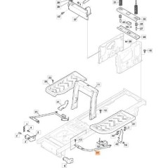 SUPPORT DE REPOSE-PIEDS EMAK ORIGINAL G382785221E1R | Newgardenstore.eu