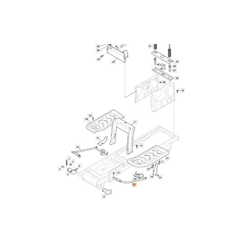 SOPORTE DE REPOSAPIÉS EMAK ORIGINAL G382785221E1R