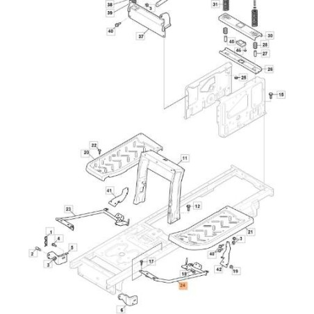 SOPORTE DE REPOSAPIÉS EMAK ORIGINAL G382785221E1R | Newgardenstore.eu
