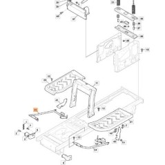 SUPPORTO PEDANA ORIGINALE EMAK G382785223E1R | Newgardenstore.eu