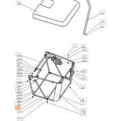 TELAIO ORIGINALE EMAK SGS532974462013 | Newgardenstore.eu