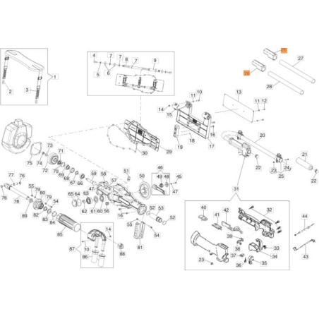 ACCESORIO DE VARILLA ORIGINAL EMAK CS61600027 | Newgardenstore.eu