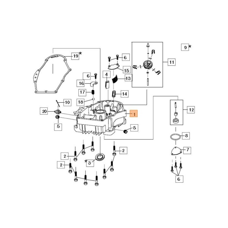 COUVERCLE EMAK ORIGINAL L66151036