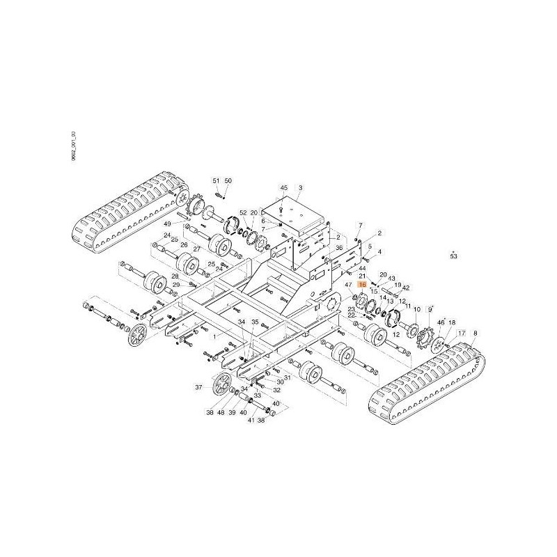 SUPPORT D'ORIGINE EMAK YF1370008