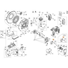VOLANT MOTEUR COMPLET ORIGINAL EMAK CFI0G07501 | Newgardenstore.eu