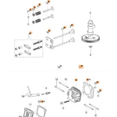 KIT DE TÊTE EMAK ORIGINAL L66150221 | Newgardenstore.eu