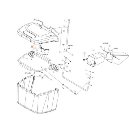TAPA CESTA ORIGINAL EMAK TS000004R | Newgardenstore.eu
