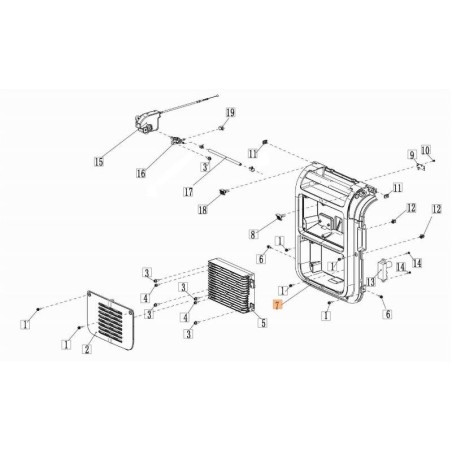 SOPORTE DE PANEL ORIGINAL EMAK L66152668 | Newgardenstore.eu
