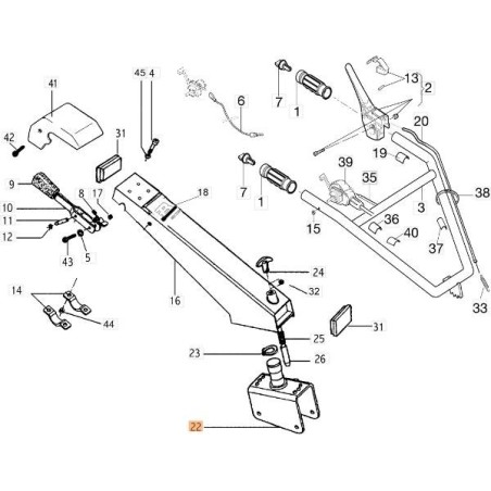 KIT DE SUPPORT EMAK ORIGINAL F1321610A | Newgardenstore.eu