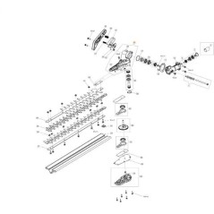 BOÎTE DE RÉDUCTION LATÉRALE D'OUTILS EMAK ORIGINALE NK000013