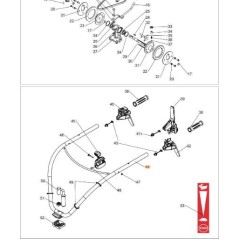 MANUBRIO ORIGINALE EMAK PB5002000302R
