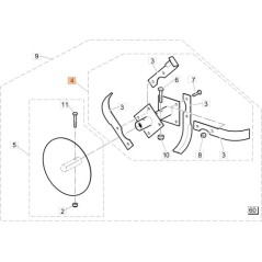 SUPPORT D'ORIGINE EMAK 68690035R | Newgardenstore.eu