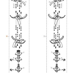 KIT COLTELLI ORIGINALE EMAK L66150891