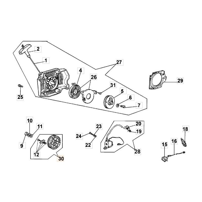 ORIGINAL FLYWHEEL EMAK 52010136BR