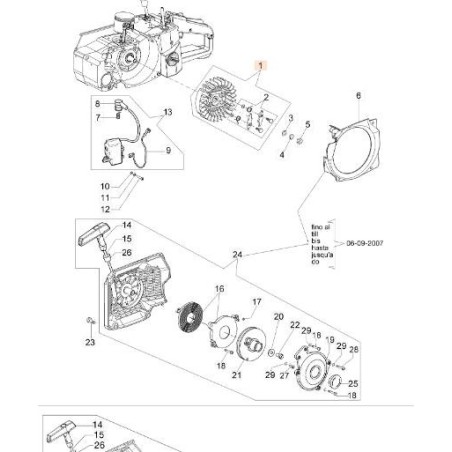 ORIGINAL FLYWHEEL EMAK 52020149BR | Newgardenstore.eu