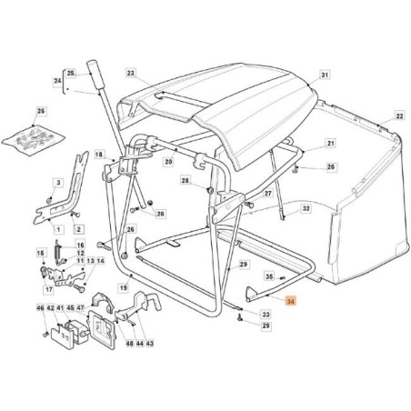 TELAIO ORIGINALE EMAK G382800173E0 | Newgardenstore.eu
