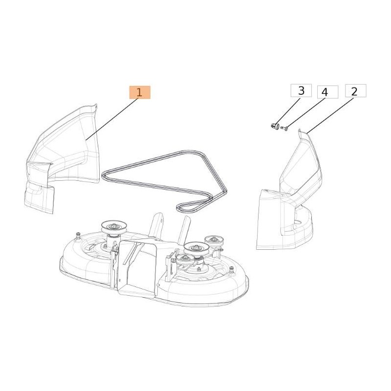 COUVERCLE DE COURROIE ORIGINAL EMAK SGN532151590