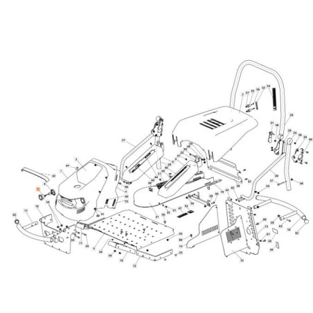 ÉCLAIRAGE LED D'ORIGINE EMAK SGN341271220R POUR TRACTEUR | Newgardenstore.eu
