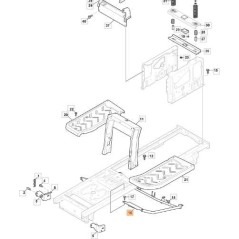 SUPPORTO PEDANA ORIGINALE EMAK G382785197E1R | Newgardenstore.eu