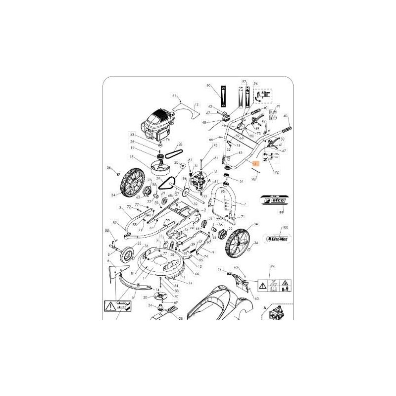 MANUBRIO ORIGINALE EMAK PB4002030303