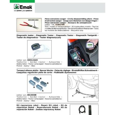 ABRAZADERA EMAK ORIGINAL 4160279R | Newgardenstore.eu