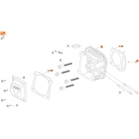 KIT DE TÊTE EMAK ORIGINAL L66150748 | Newgardenstore.eu